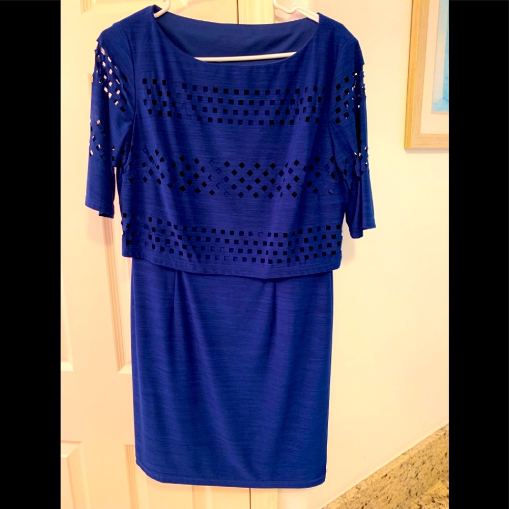 Navy blue dress